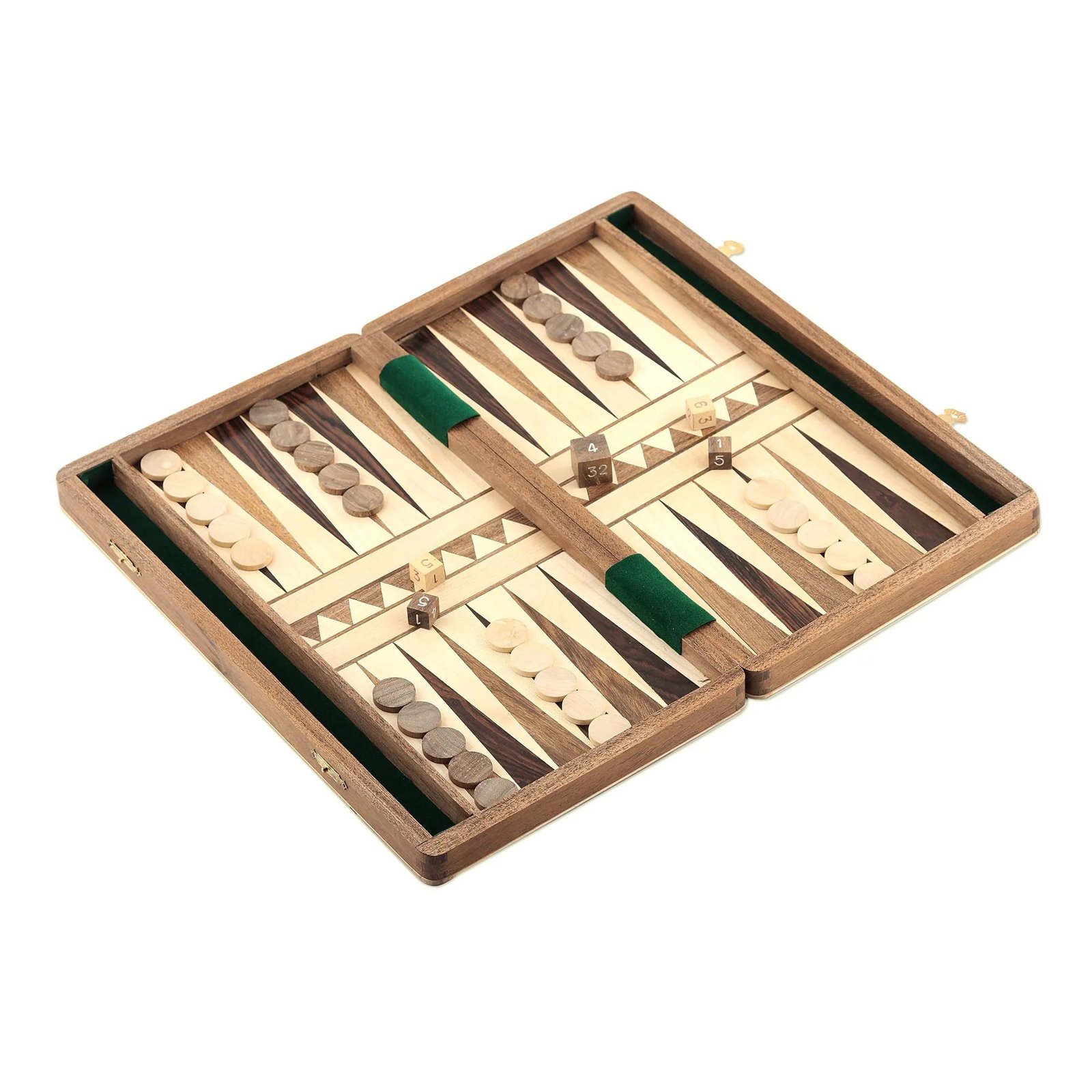 Handcrafted Acasia wood backgammon set- Elegant & Timeless - Image 2