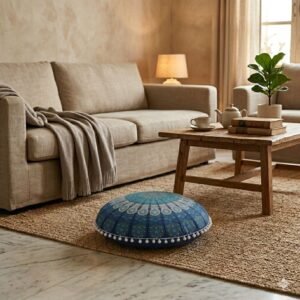 Mandala Print Floor Pillow Cover