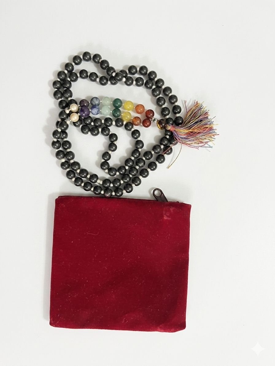 108 Beads Ebony wood Jaap Mala - Image 5