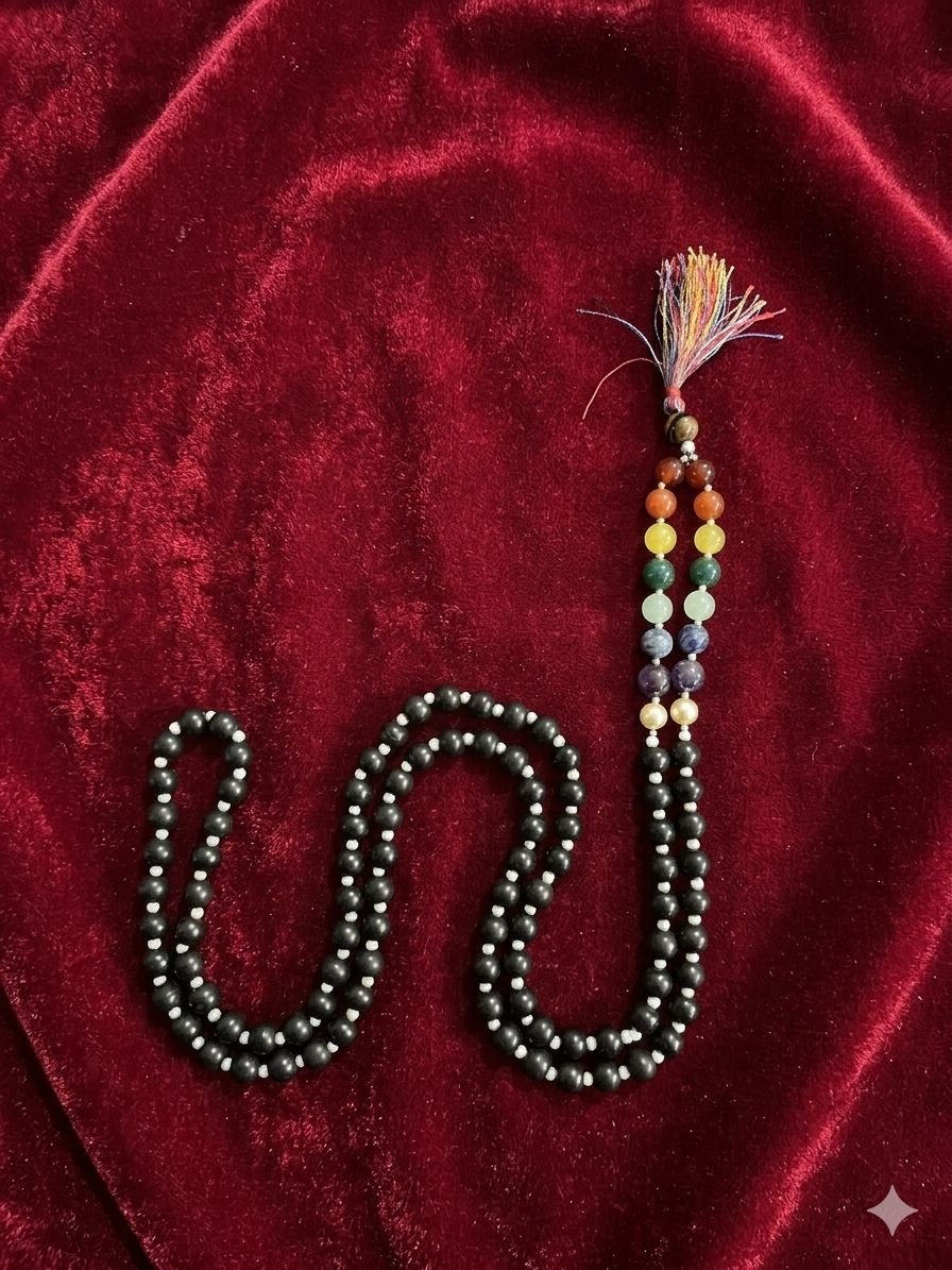 108 Beads Ebony wood Jaap Mala - Image 3